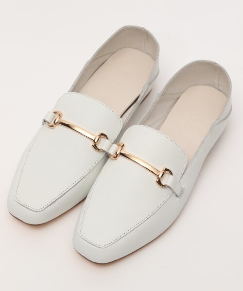 BARNYARDSTORM(バンヤードストーム)の「Soft Touch 2WAYローファー(シューズ・ブラック/キャメル/パイソン/パイソン×ブラック/レッド/エクリュ/グリーン/ライトモスグリーン/ブルーグレー)」の16枚目の写真