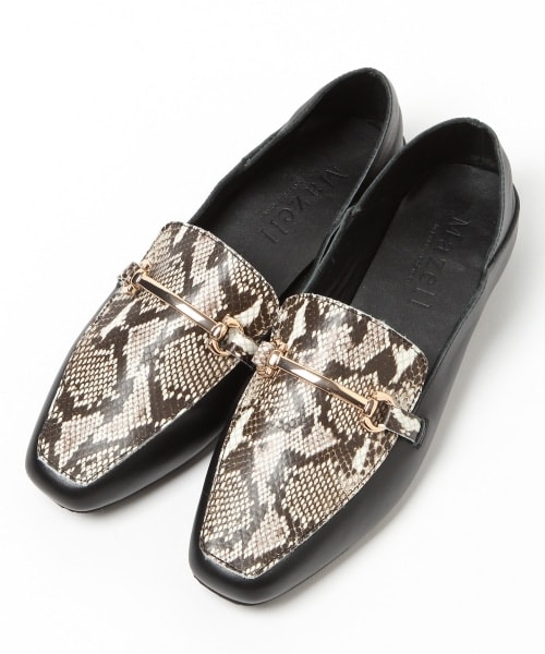 BARNYARDSTORM(バンヤードストーム)の「Soft Touch 2WAYローファー(シューズ・ブラック/キャメル/パイソン/パイソン×ブラック/レッド/エクリュ/グリーン/ライトモスグリーン/ブルーグレー)」の12枚目の写真