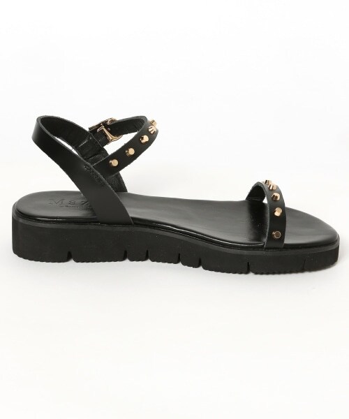 BARNYARDSTORM（バンヤードストーム）の「スタッズフラットサンダル（シューズ・(WEB限定)ホワイト/ブラック/キャメル）」の9枚目の写真