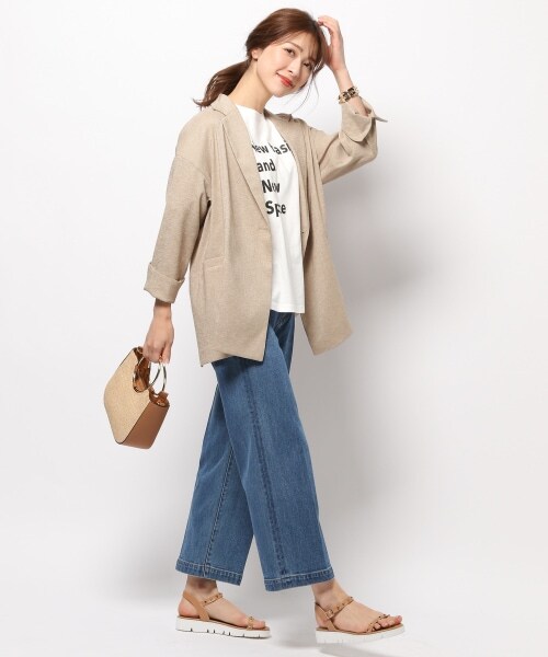 BARNYARDSTORM（バンヤードストーム）の「スタッズフラットサンダル（シューズ・(WEB限定)ホワイト/ブラック/キャメル）」の22枚目の写真