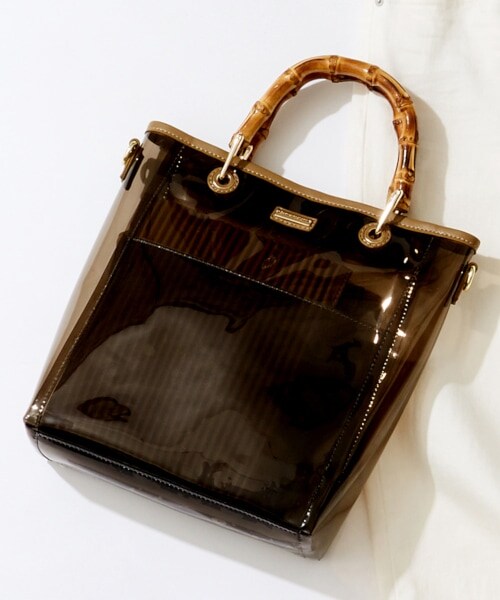 BARNYARDSTORM(バンヤードストーム)の「2WAYクリアBAG(バッグ・クリア/チャコール/ブラック)」の2枚目の写真