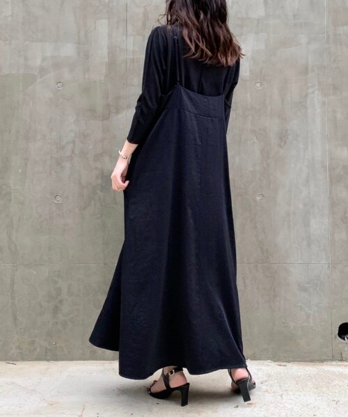 BARNYARDSTORM（バンヤードストーム）の「≪WEB限定≫ロングドレスセット（ワンピース/ドレス・ブラック）」の4枚目の写真