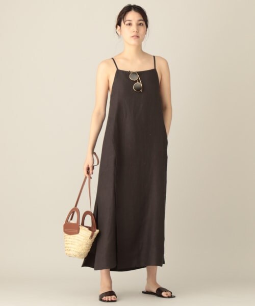 Chaos（カオス）の「リネンラップフレアワンピース（）」 - WEAR