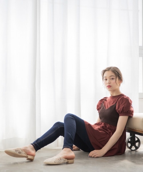 Heather(ヘザー)の「チュールスリッパ(シューズ・シルバー系/ゴールド系)」の5枚目の写真