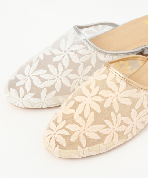 Heather(ヘザー)の「チュールスリッパ(シューズ・シルバー系/ゴールド系)」の13枚目の写真