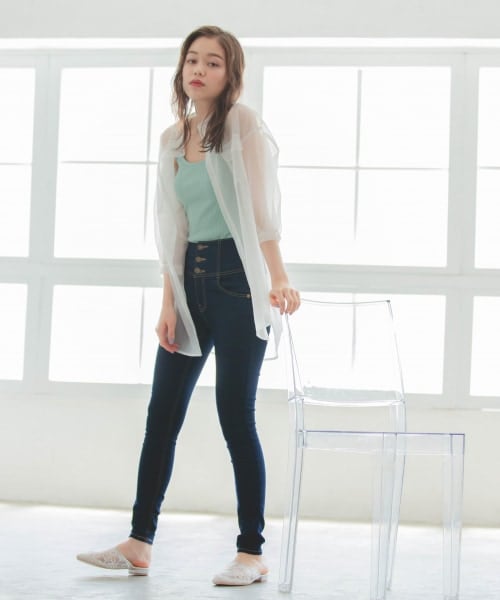 Heather(ヘザー)の「チュールスリッパ(シューズ・シルバー系/ゴールド系)」の3枚目の写真