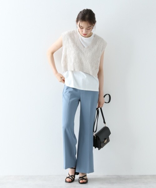 Heather（ヘザー）の「クロップドニットベスト（）」 - WEAR