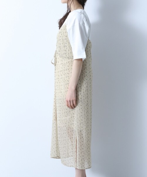 Heather（ヘザー）の「レトロコバナガラキャミワンピース（ワンピース/ドレス・ベージュ系/ブラウン系/グリーン系）」の10枚目の写真