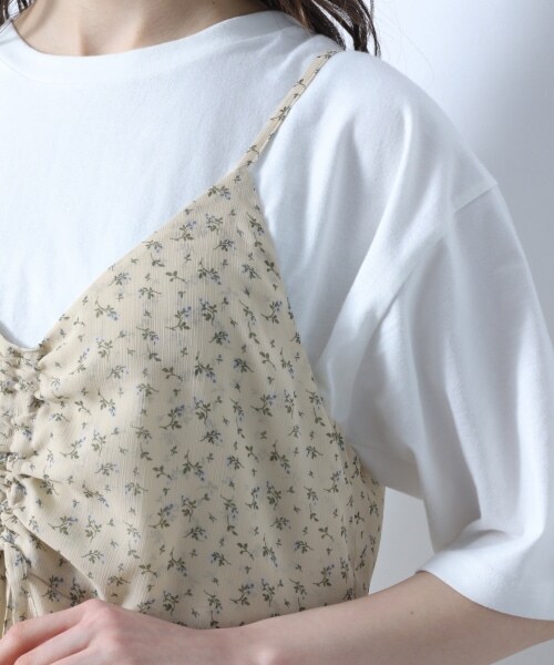 Heather（ヘザー）の「レトロコバナガラキャミワンピース（ワンピース/ドレス・ベージュ系/ブラウン系/グリーン系）」の13枚目の写真