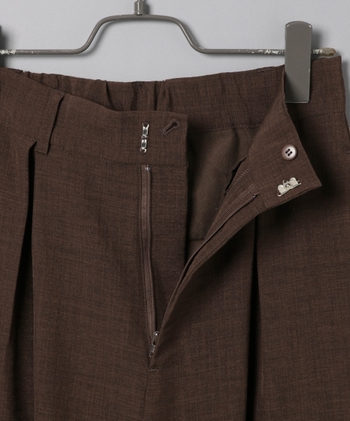 JEANASIS(ジーナシス)の「リネンライクワイドパンツ(パンツ・ライトブラウン())」の6枚目の写真
