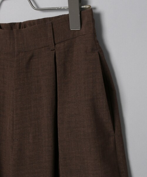 JEANASIS(ジーナシス)の「リネンライクワイドパンツ(パンツ・ライトブラウン())」の5枚目の写真