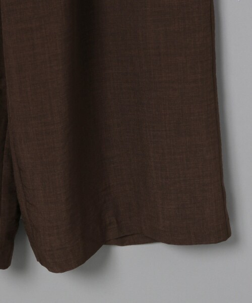 JEANASIS(ジーナシス)の「リネンライクワイドパンツ(パンツ・ライトブラウン())」の7枚目の写真