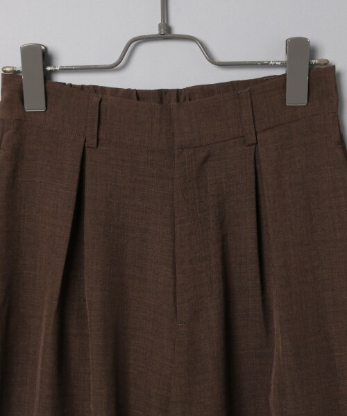 JEANASIS(ジーナシス)の「リネンライクワイドパンツ(パンツ・ライトブラウン())」の4枚目の写真