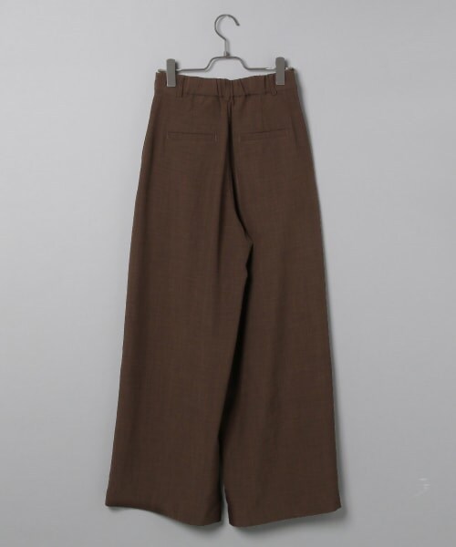 JEANASIS(ジーナシス)の「リネンライクワイドパンツ(パンツ・ライトブラウン())」の3枚目の写真