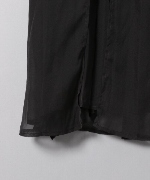 JEANASIS（ジーナシス）の「プリーツレイヤーロングスカート（スカート・アイボリー()/ブラック()）」の8枚目の写真