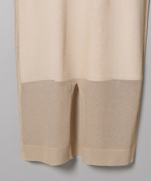 JEANASIS(ジーナシス)の「14Gシアーロングノースリーブ2P(ワンピース/ドレス・ブラック()/ライトベージュ()/カーキ())」の13枚目の写真