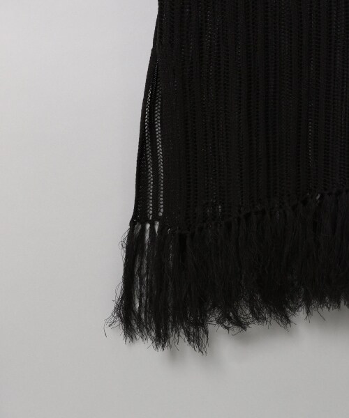 JEANASIS(ジーナシス)の「スカシニットワンピース(ワンピース/ドレス・アイボリー()/ブラック())」の9枚目の写真