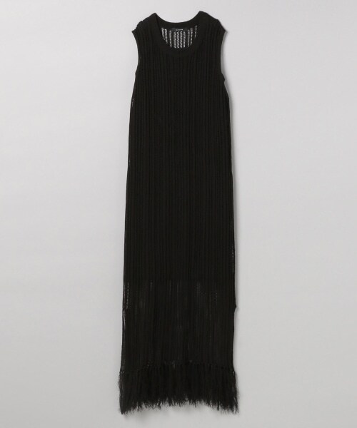 JEANASIS(ジーナシス)の「スカシニットワンピース(ワンピース/ドレス・アイボリー()/ブラック())」の2枚目の写真