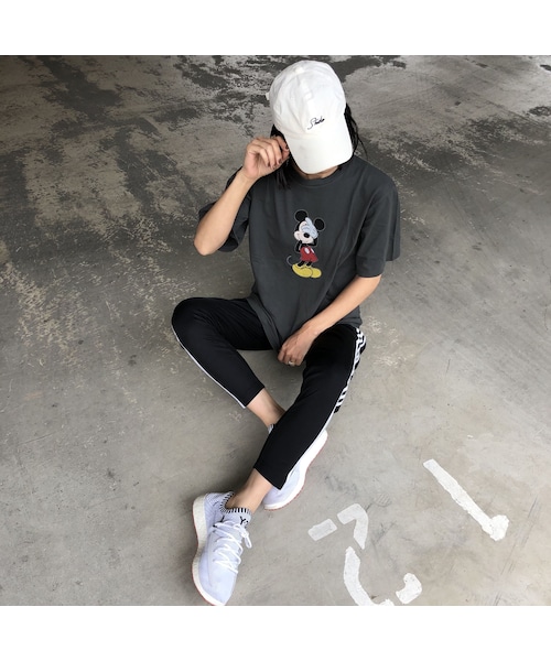 copine(コピン)の「目隠しミッキーTシャツ(2color)【クリックポスト対象商品】(Tシャツ/カットソー・レディース・その他)」の12枚目の写真