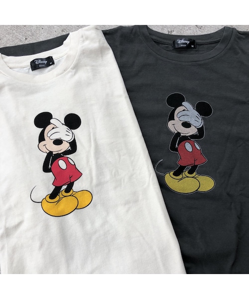 copine(コピン)の「目隠しミッキーTシャツ(2color)【クリックポスト対象商品】(Tシャツ/カットソー・レディース・その他)」の13枚目の写真