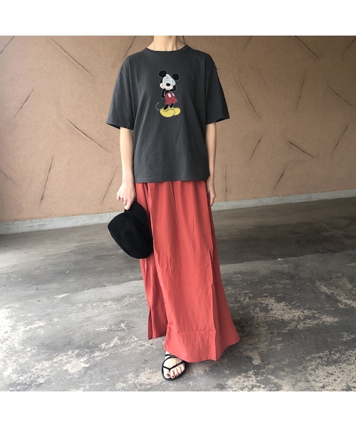 copine(コピン)の「目隠しミッキーTシャツ(2color)【クリックポスト対象商品】(Tシャツ/カットソー・レディース・その他)」の8枚目の写真