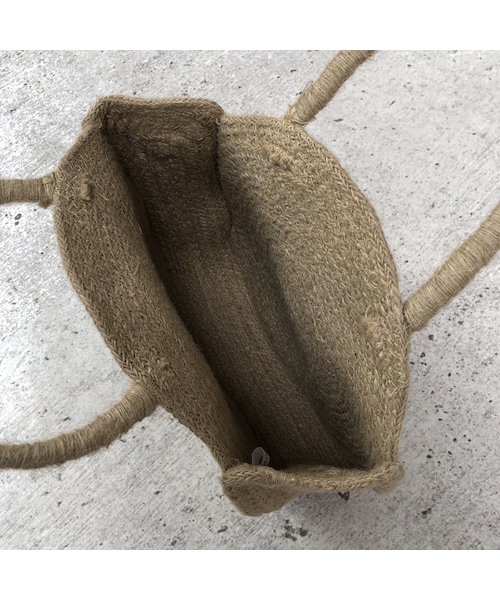 copine（コピン）の「コロンと可愛い！サークル麻カゴバッグ【クリックポスト対象商品】（かごバッグ・レディース・その他）」の9枚目の写真