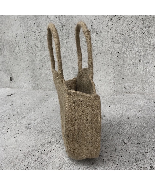 copine（コピン）の「コロンと可愛い！サークル麻カゴバッグ【クリックポスト対象商品】（かごバッグ・レディース・その他）」の6枚目の写真