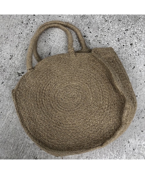 copine（コピン）の「コロンと可愛い！サークル麻カゴバッグ【クリックポスト対象商品】（かごバッグ・レディース・その他）」の15枚目の写真