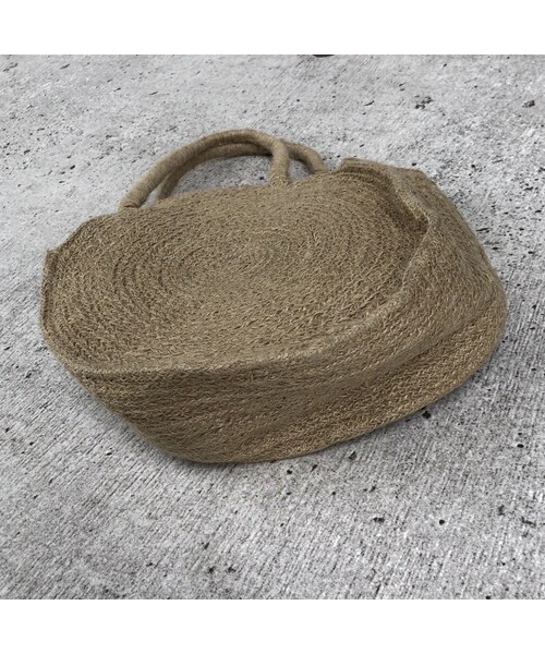 copine（コピン）の「コロンと可愛い！サークル麻カゴバッグ【クリックポスト対象商品】（かごバッグ・レディース・その他）」の7枚目の写真