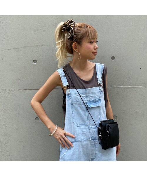 no brand（ノーブランド）の「デニムサロペット｢ICEちゃん｣#6611-2（サロペット/オーバーオール・レディース・その他）」の4枚目の写真