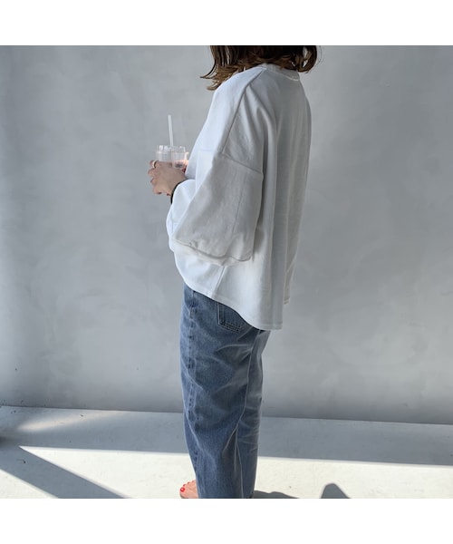 no brand(ノーブランド)の「ボリュームスリーブプルオーバー(シャツ/ブラウス・レディース・その他)」の4枚目の写真