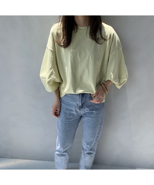 no brand(ノーブランド)の「ボリュームスリーブプルオーバー(シャツ/ブラウス・レディース・その他)」の2枚目の写真