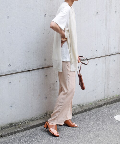 no brand（ノーブランド）の「サイドスリットニットベスト（ベスト・レディース・その他）」の7枚目の写真