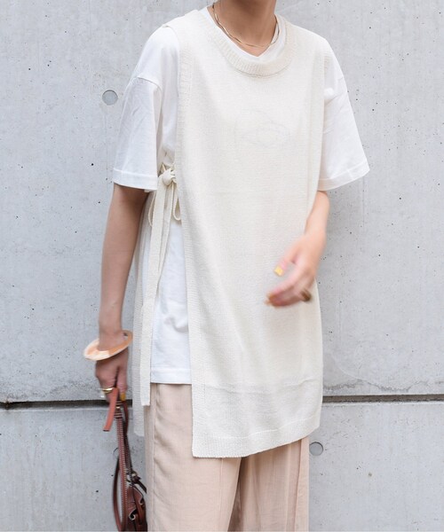 no brand（ノーブランド）の「サイドスリットニットベスト（ベスト・レディース・その他）」の8枚目の写真