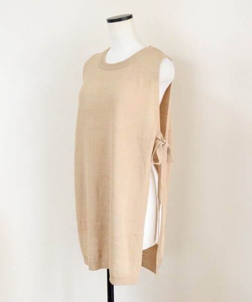 no brand（ノーブランド）の「サイドスリットニットベスト（ベスト・レディース・その他）」の14枚目の写真