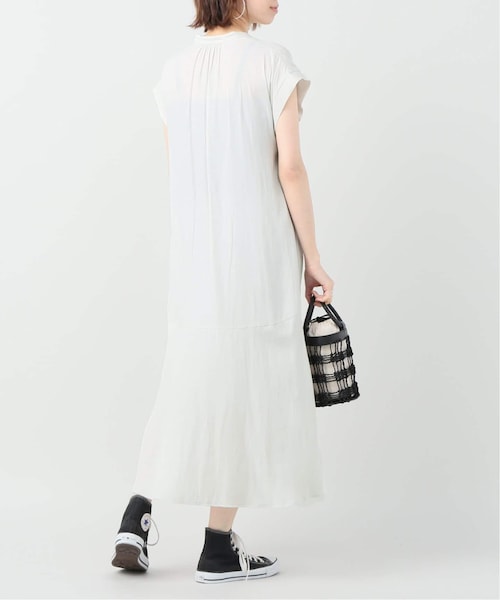 美品◆Plage◆スキッパーシャツワンピース◆プラージュ R'IAM-PLAGE〟 ⁡ ⁡ ・R'IAM スキッパーシャツワンピース No