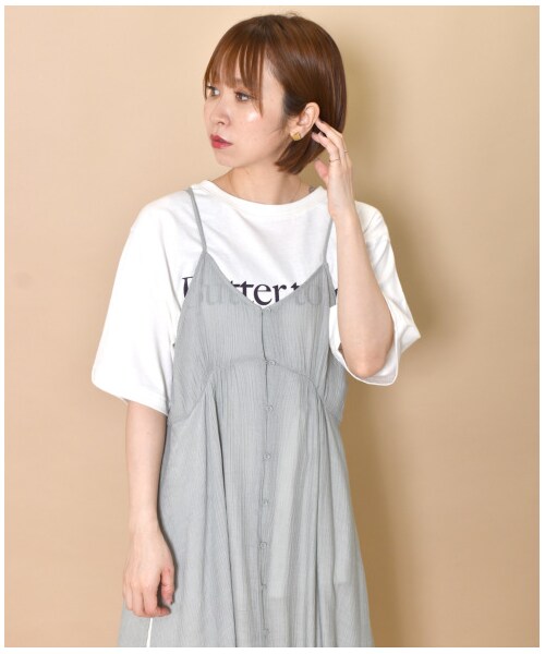 お値下げしました☆チャコット　ハイウエストタフタワンピース Mサイズ チャコット ハイウエストタフタワンピース Mサイズ - メルカリ