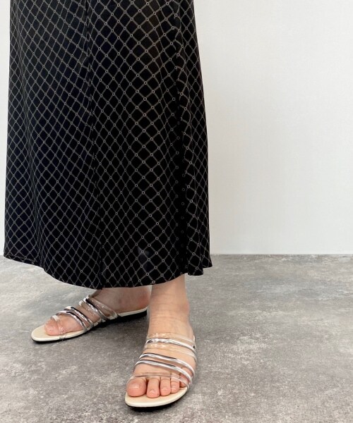 PAGEBOY（ページボーイ）の「モンガララップスカート（スカート・レディース・オフホワイト/ブラック/ネイビー・F）」の15枚目の写真