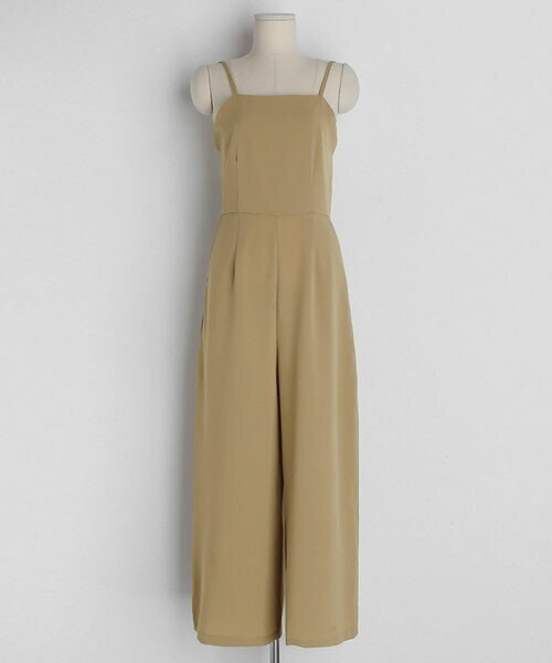 DHOLIC（ディーホリック）の「キャミソールオールインワン（つなぎ/オールインワン・レディース・ブルー/ブラック/ベージュ・FREE）」の3枚目の写真