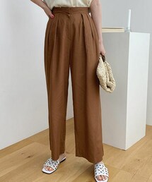 DHOLIC | タックウエストワイドパンツ(その他パンツ)