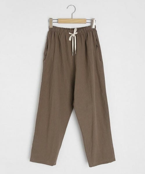 DHOLIC（ディーホリック）の「リネン混ドロストパンツ（その他パンツ・レディース・ベージュ/ブラウン/グレー/ブラック/グリーン・FREE）」の4枚目の写真
