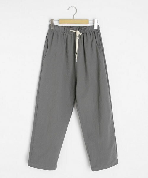 DHOLIC（ディーホリック）の「リネン混ドロストパンツ（その他パンツ・レディース・ベージュ/ブラウン/グレー/ブラック/グリーン・FREE）」の3枚目の写真