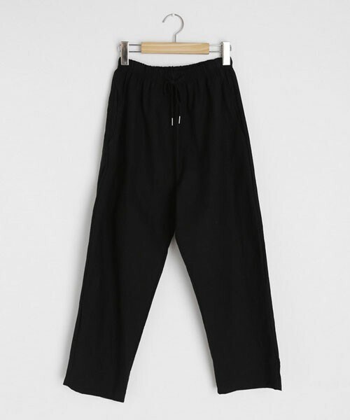 DHOLIC（ディーホリック）の「リネン混ドロストパンツ（その他パンツ・レディース・ベージュ/ブラウン/グレー/ブラック/グリーン・FREE）」の2枚目の写真