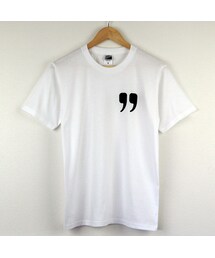 no brand | 引用符Tシャツ／スタンダードシルエット(Tシャツ/カットソー)