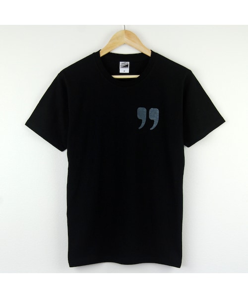 no brand（ノーブランド）の「引用符Tシャツ／スタンダードシルエット（Tシャツ/カットソー・その他）」の4枚目の写真