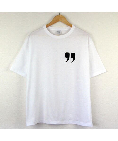 no brand（ノーブランド）の「引用符Tシャツ／ビッグシルエット（Tシャツ/カットソー・その他）」の2枚目の写真