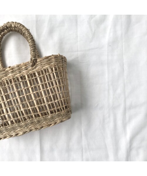 cache cache（カシュ カシュ）の「miniかごバッグ（かごバッグ・キッズ・その他）」の2枚目の写真