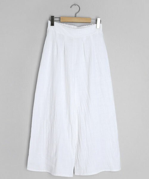 DHOLIC(ディーホリック)の「タックコットンワイドパンツ(その他パンツ・レディース・ブラウン/イエロー/ブラック/ベージュ/ホワイト・FREE)」の2枚目の写真