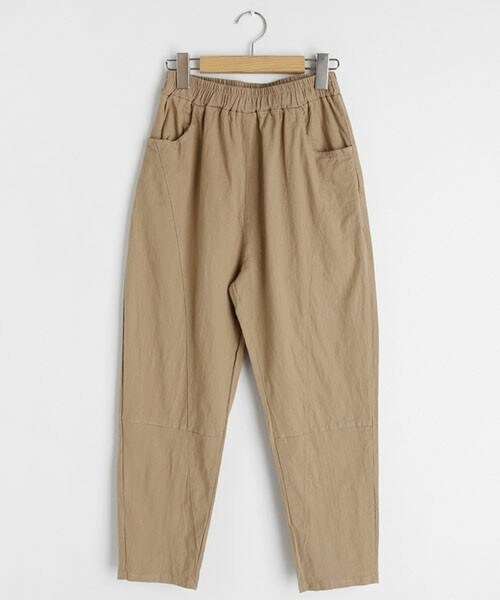 DHOLIC（ディーホリック）の「イージーテーパードパンツ（その他パンツ・レディース・ホワイト/ベージュ/ブラック・FREE）」の3枚目の写真