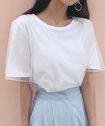 DHOLIC | メッシュレイヤードTシャツ(Tシャツ/カットソー)
